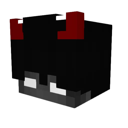 xToshiko Minecraft avatar head, 3D render