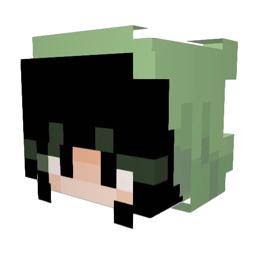 xTotalKat Minecraft avatar head, 3D render