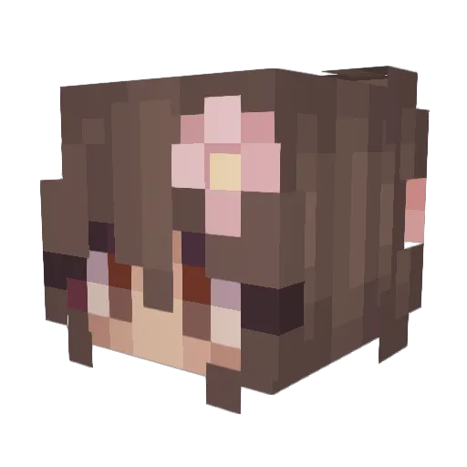 xTranqulityx Minecraft avatar head, 3D render