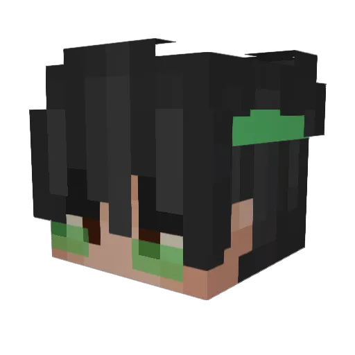 xTrazx Minecraft avatar head, 3D render