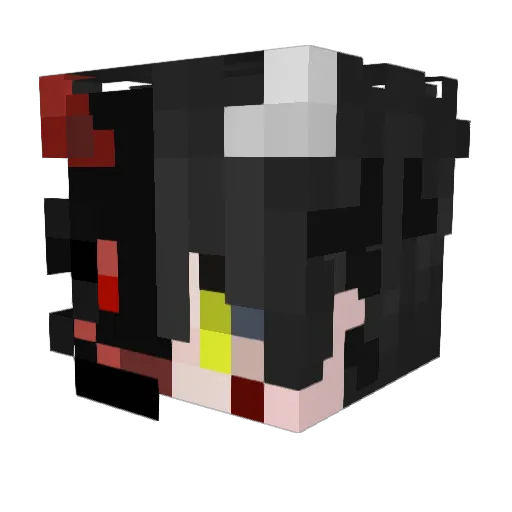 xTrillonx Minecraft avatar head, 3D render