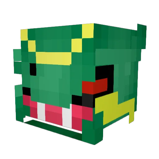 xTripstar Minecraft avatar head, 3D render