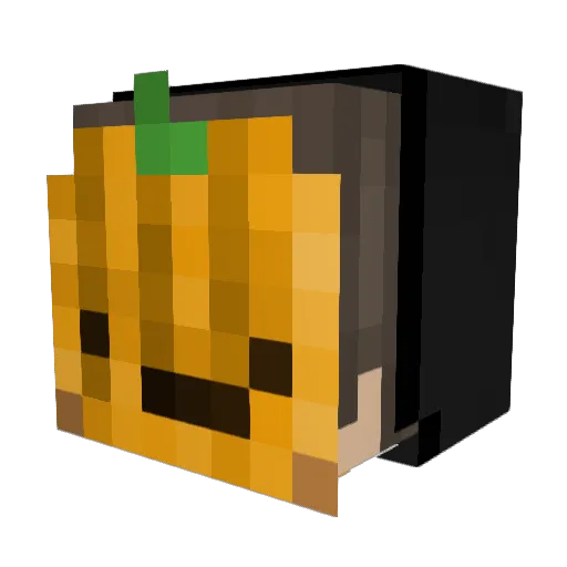 xTrxsh Minecraft avatar head, 3D render