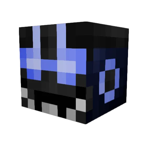 xTurtle_Official Minecraft avatar head, 3D render