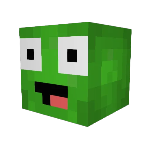 xTurtles Minecraft avatar head, 3D render