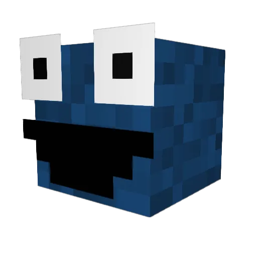 xTuson Minecraft avatar head, 3D render