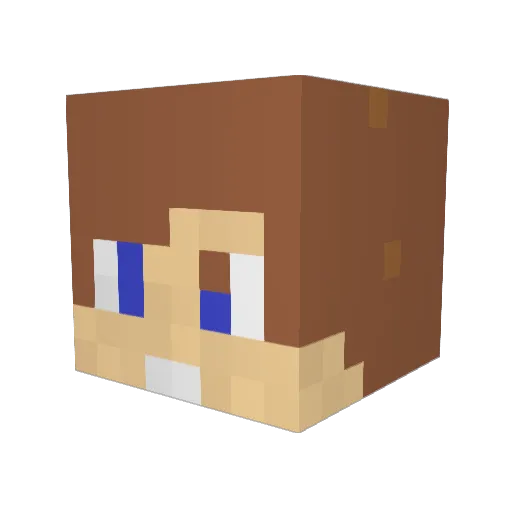 xTwang_ Minecraft avatar head, 3D render