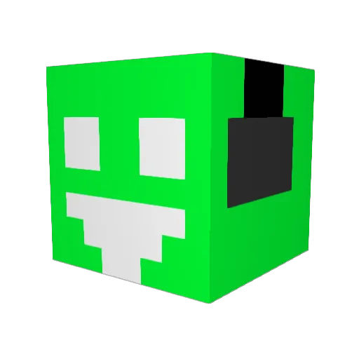 xTyphon Minecraft avatar head, 3D render