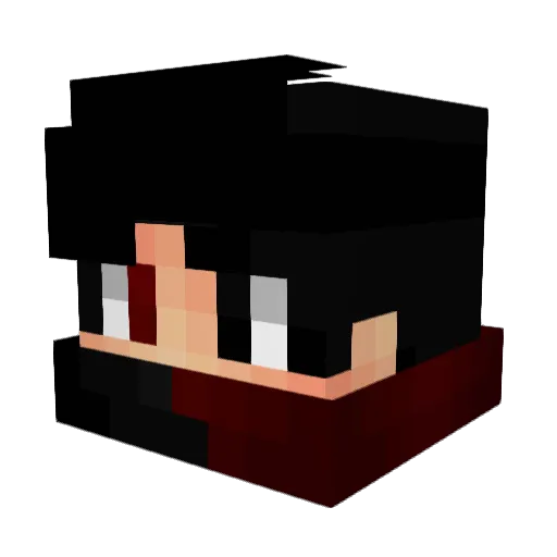 xUmutTR Minecraft avatar head, 3D render
