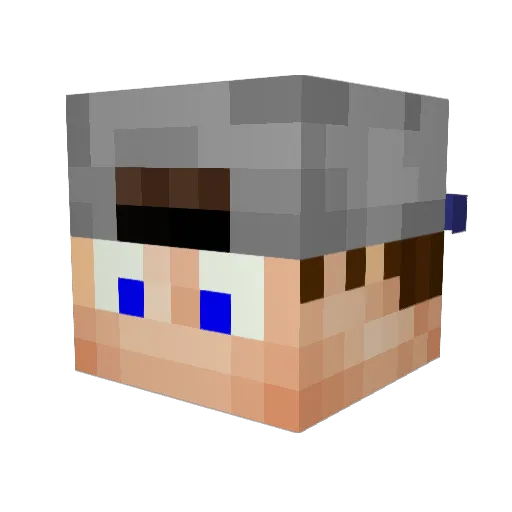 xVaiize_ Minecraft avatar head, 3D render