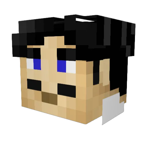 xVarrick Minecraft avatar head, 3D render