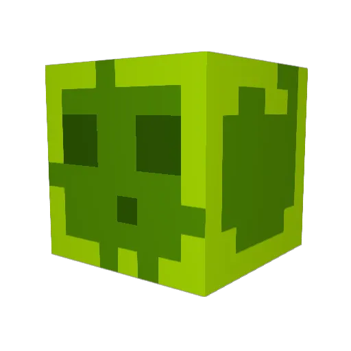 xVenomV4 Minecraft avatar head, 3D render