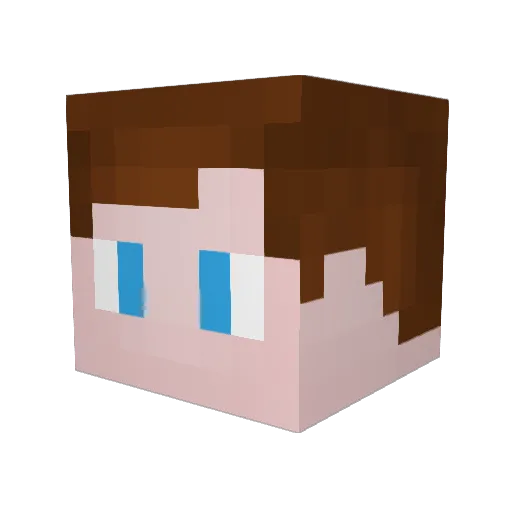 xVigilance Minecraft avatar head, 3D render