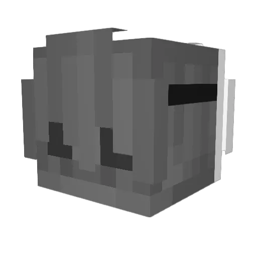 xViz0l Minecraft avatar head, 3D render