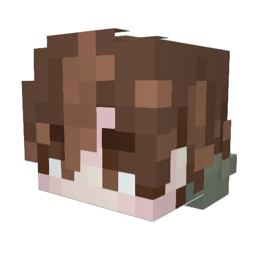 xWGx_starfall Minecraft avatar head, 3D render