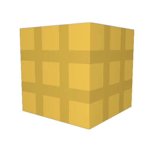 xWafflez Minecraft avatar head, 3D render