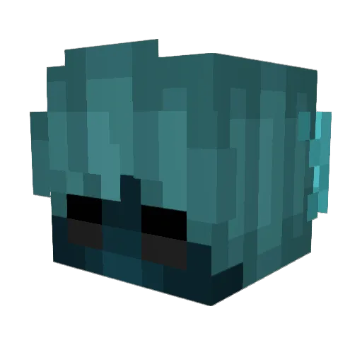 xWardeneQ_ Minecraft avatar head, 3D render