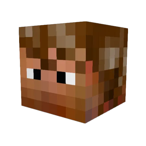 xWeezePvP Minecraft avatar head, 3D render