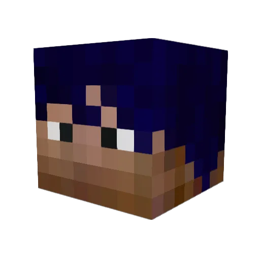 xWeeze_ Minecraft avatar head, 3D render