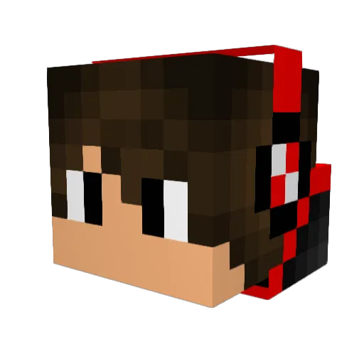 xWhite_Reaperx Minecraft avatar head, 3D render