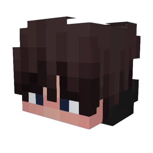 xWhosLeon Minecraft avatar head, 3D render