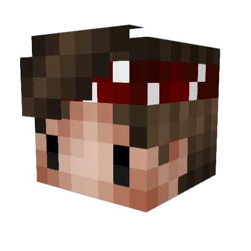xWilliamEP_ Minecraft avatar head, 3D render