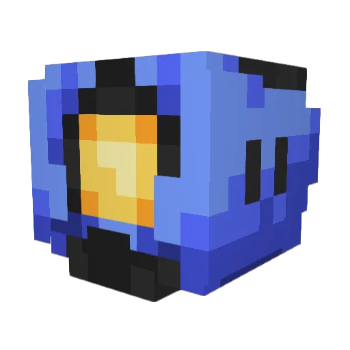 xWinkam Minecraft avatar head, 3D render