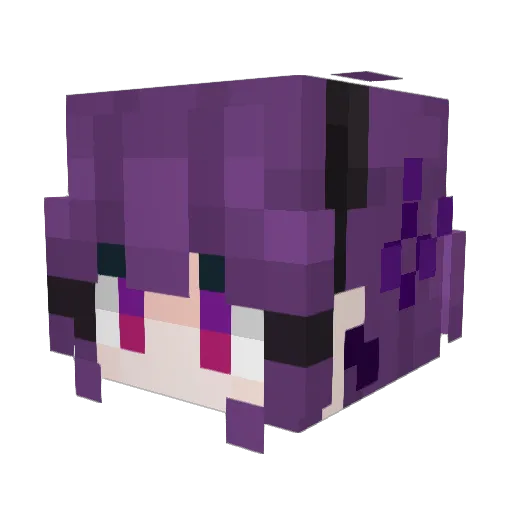 xWiper Minecraft avatar head, 3D render