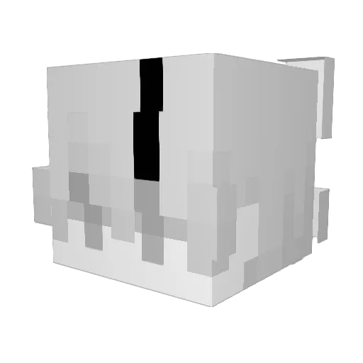 xWizzk_ Minecraft avatar head, 3D render