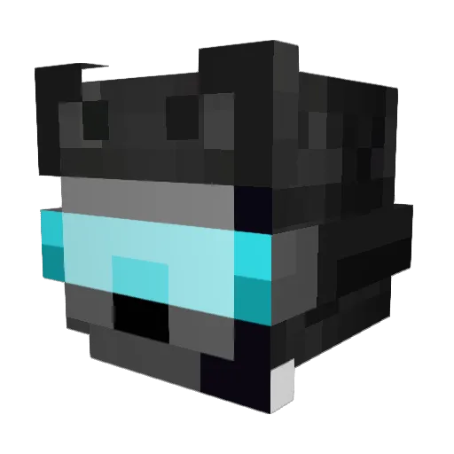 xWolfixx Minecraft avatar head, 3D render
