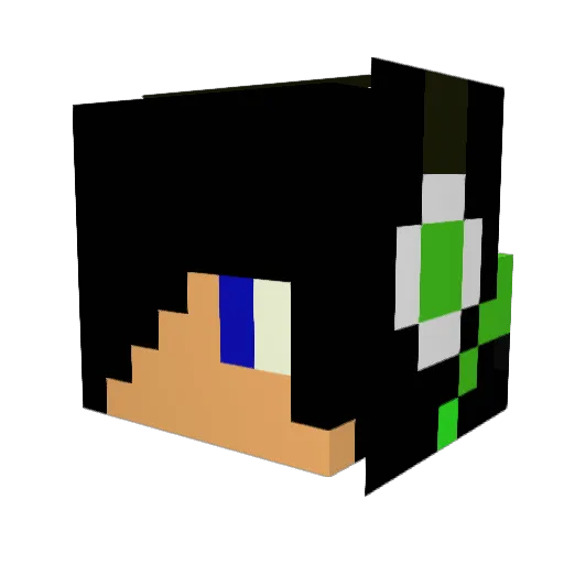 xX0pticGh0STXx Minecraft avatar head, 3D render