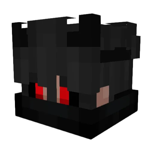 xX1Xx Minecraft avatar head, 3D render