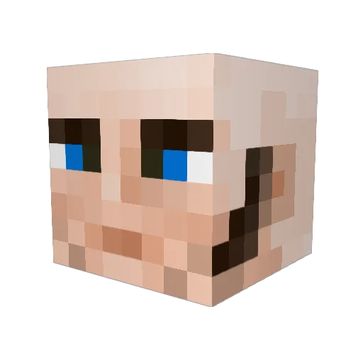 xX4LwaysUpXx Minecraft avatar head, 3D render