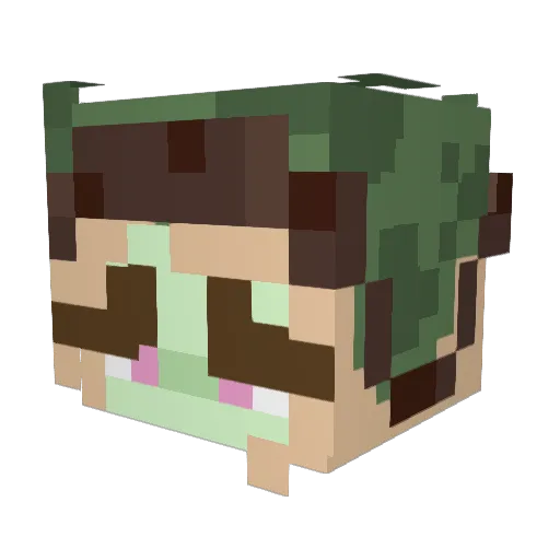 xXAR1Xx Minecraft avatar head, 3D render