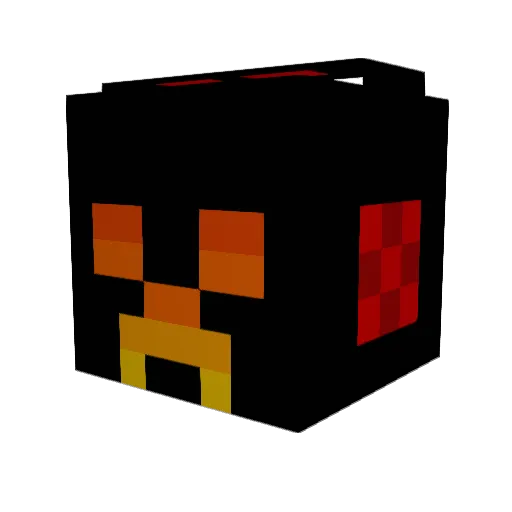 xXATOMICIMPACTXx Minecraft avatar head, 3D render