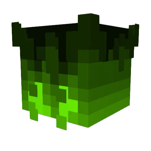 xXAVx Minecraft avatar head, 3D render