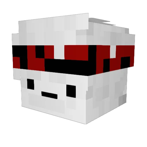 xXAbdoXx Minecraft avatar head, 3D render