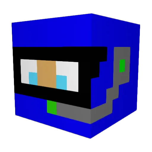 xXAditXx Minecraft avatar head, 3D render