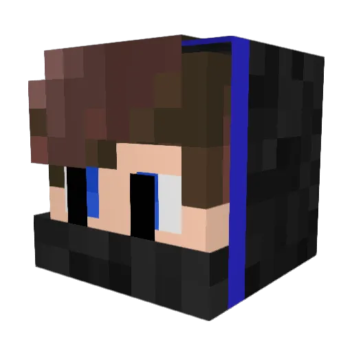 xXAlbrupaXx Minecraft avatar head, 3D render