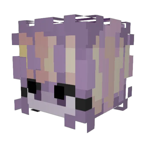 xXAn0mAlYXx1128 Minecraft avatar head, 3D render