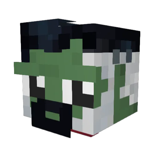 xXAzminofenXx Minecraft avatar head, 3D render