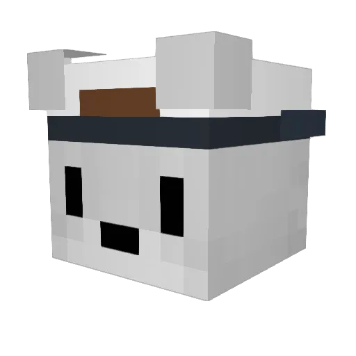 xXAzoz1 Minecraft avatar head, 3D render
