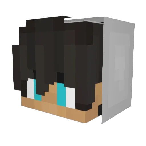 xXBXLTXx Minecraft avatar head, 3D render