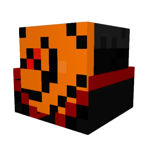 xXBloodGodXx Minecraft avatar head, 3D render