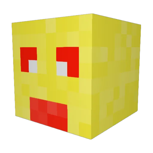 xXBlueSpaceBoyXx Minecraft avatar head, 3D render