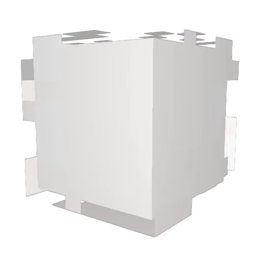 xXBoostxX Minecraft avatar head, 3D render