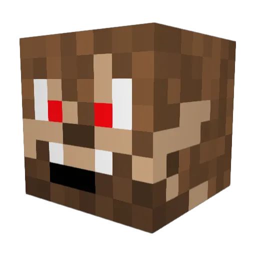 xXBreadEaterXx Minecraft avatar head, 3D render