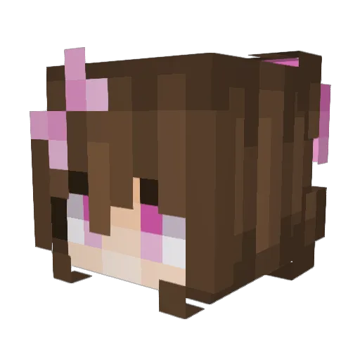xXC3l35t3Xx Minecraft avatar head, 3D render