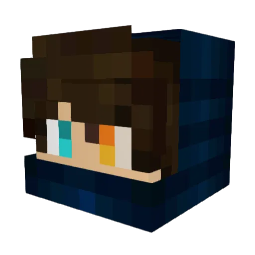 xXCONYXx Minecraft avatar head, 3D render