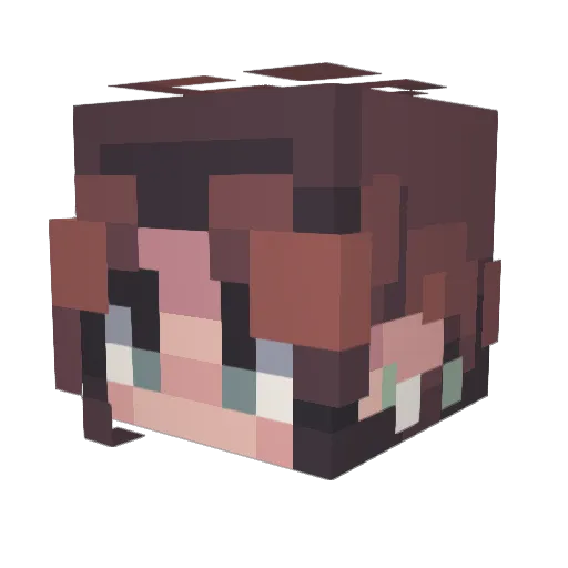 xXCargoXx Minecraft avatar head, 3D render